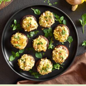 Quinoa Stuffed Portobello Mushrooms