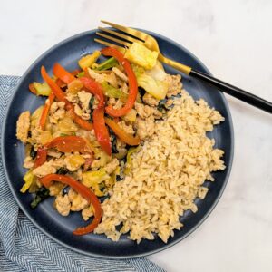 Thai Basil Chicken with Brown Rice