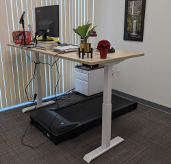 walking desk exercise at work